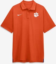 Nike Men's Nike Orange Clemson Tigers 2026 Sideline Tour Dri-FIT Polo