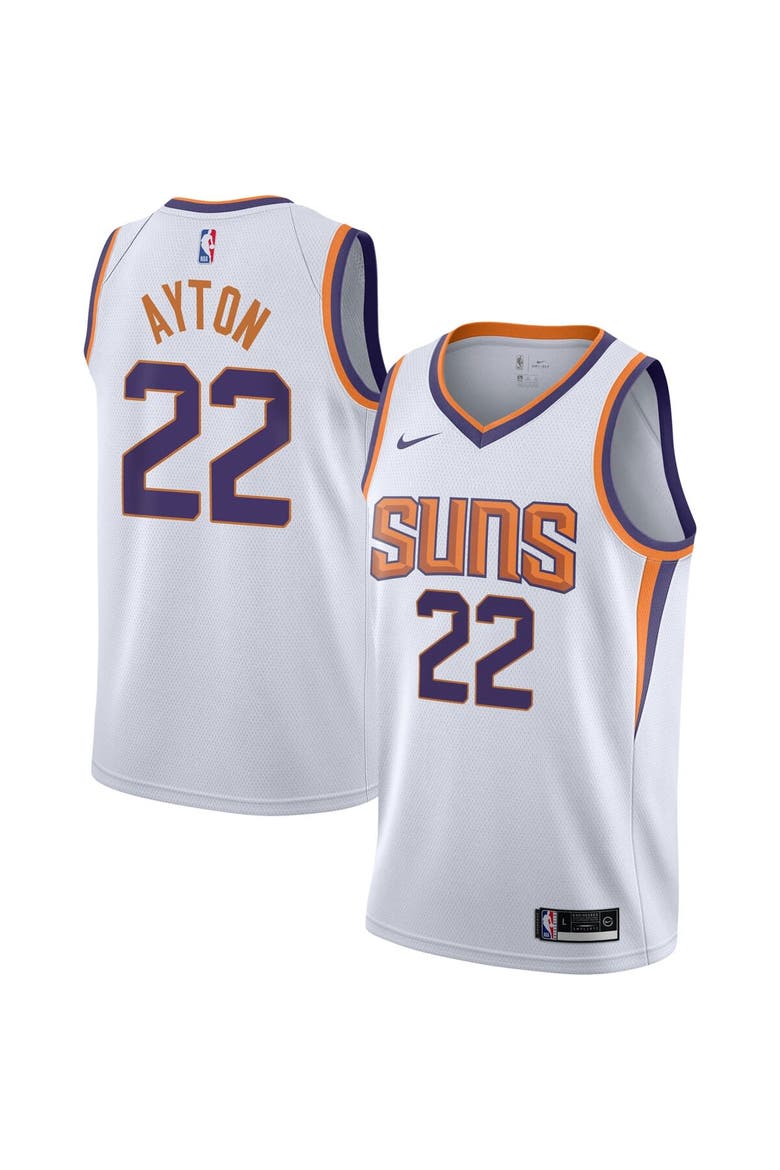 Youth Nike Deandre Ayton White Phoenix Suns Swingman Jersey - Association Edition, Alternate, color, White