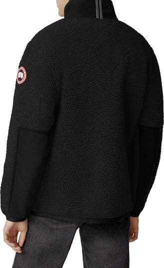 白ロゴ！【 】暖かフリース RENFREW FLEECE PULLOVER Canada Goose Renfrew Wool Blend Fleece Half Zip Pullover