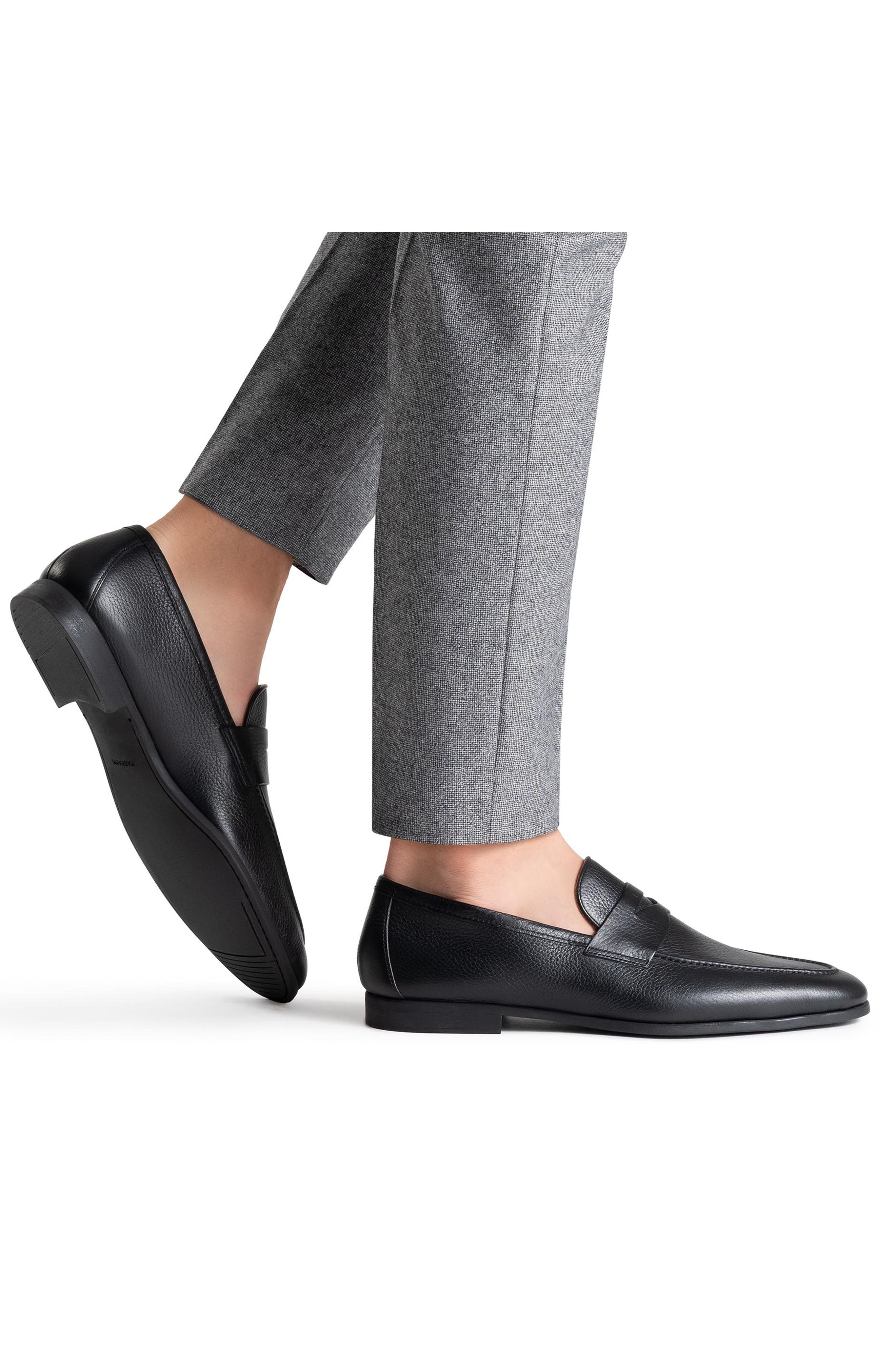 Magnanni Diezma II Penny Loafer, Alternate, color, Black