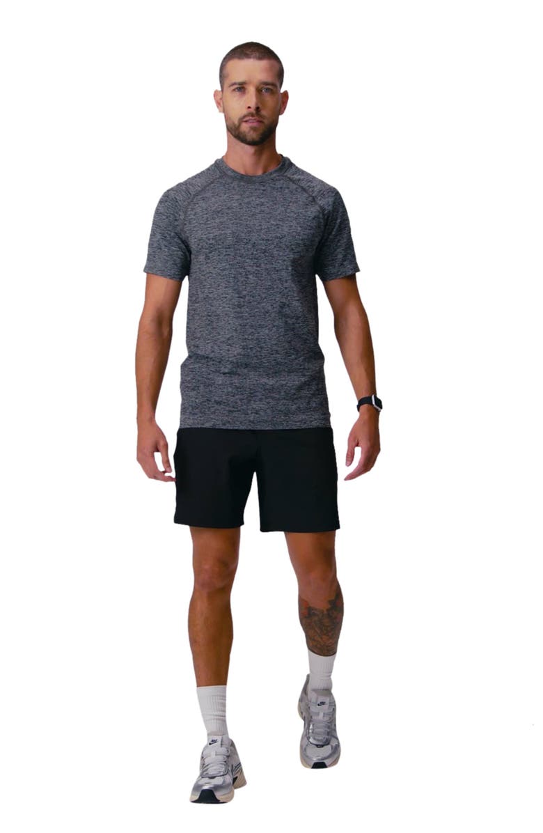 Fabletics The Fundamental Short II Lined 7", Alternate, color, Black/Black