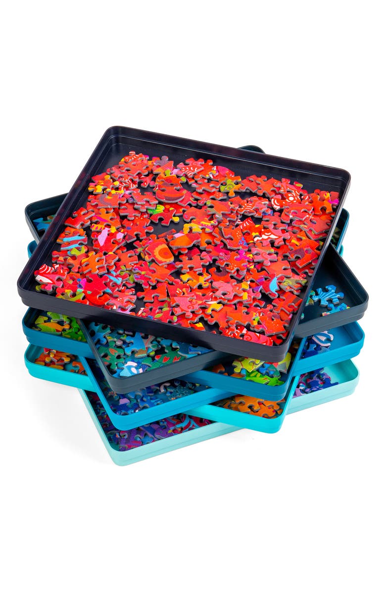 The House of Puzzles 6-Pack Puzzle Trays, Alternate, color, Multi