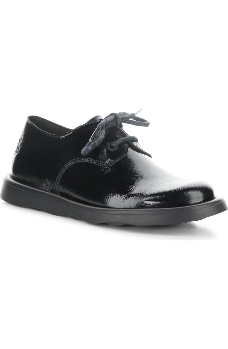 Fly London Teni Lace-Up Shoe, Main, color, Black Patent