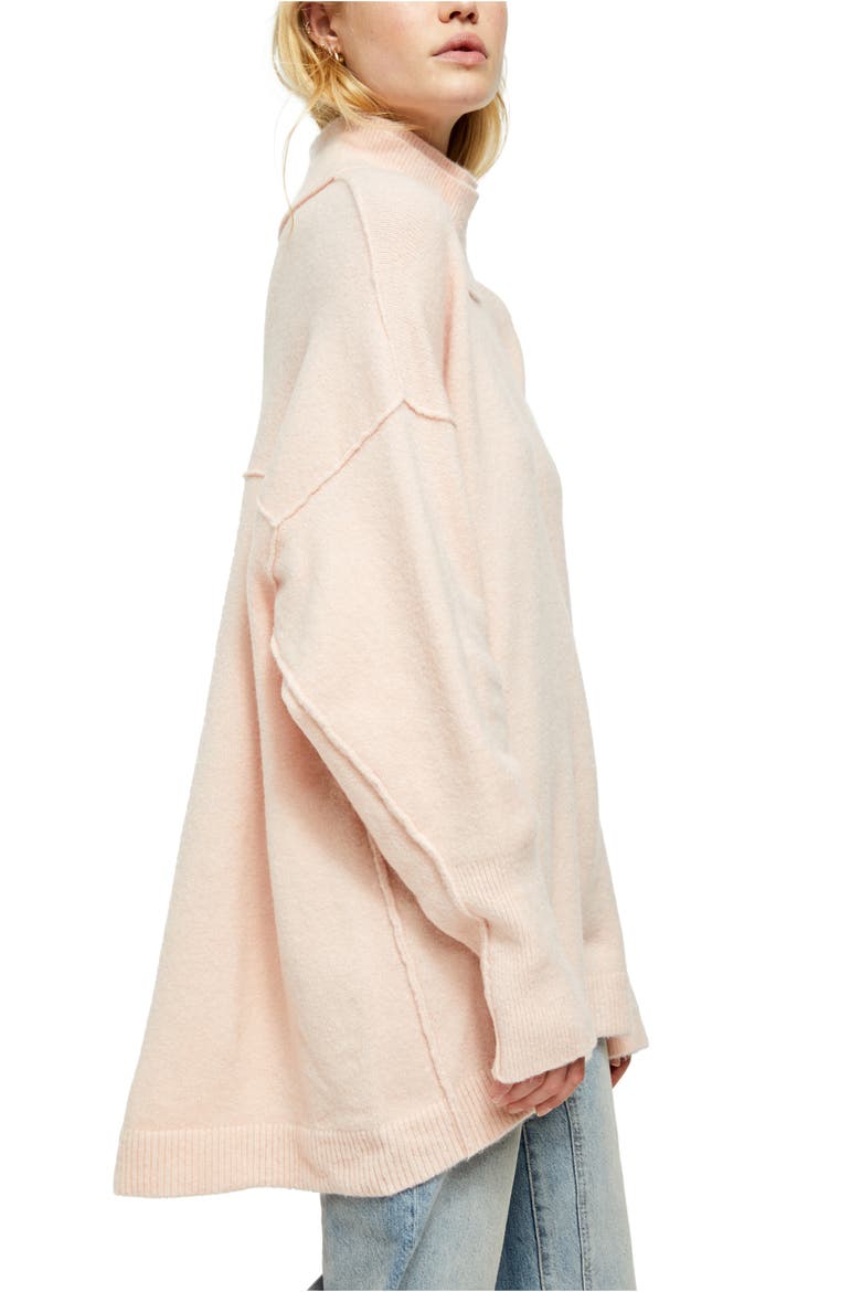 Afterglow Mock Neck Top, Alternate, color, PINK