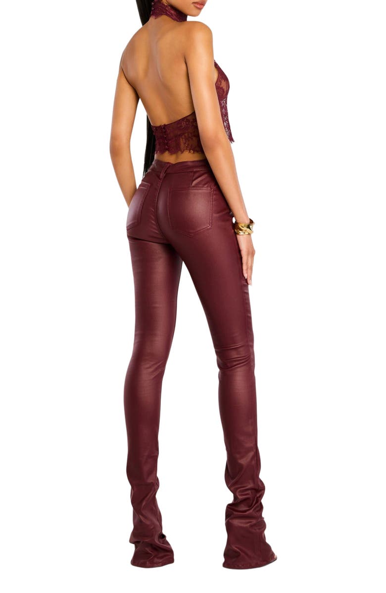 Retrofête Danica Leather Pant, Alternate, color, 