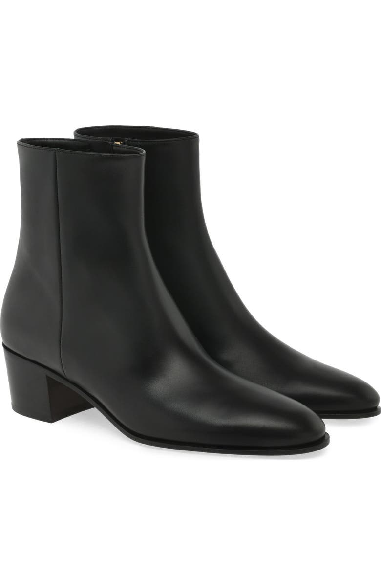 Gianvito Rossi Spencer Booties, Alternate, color, Black Calf