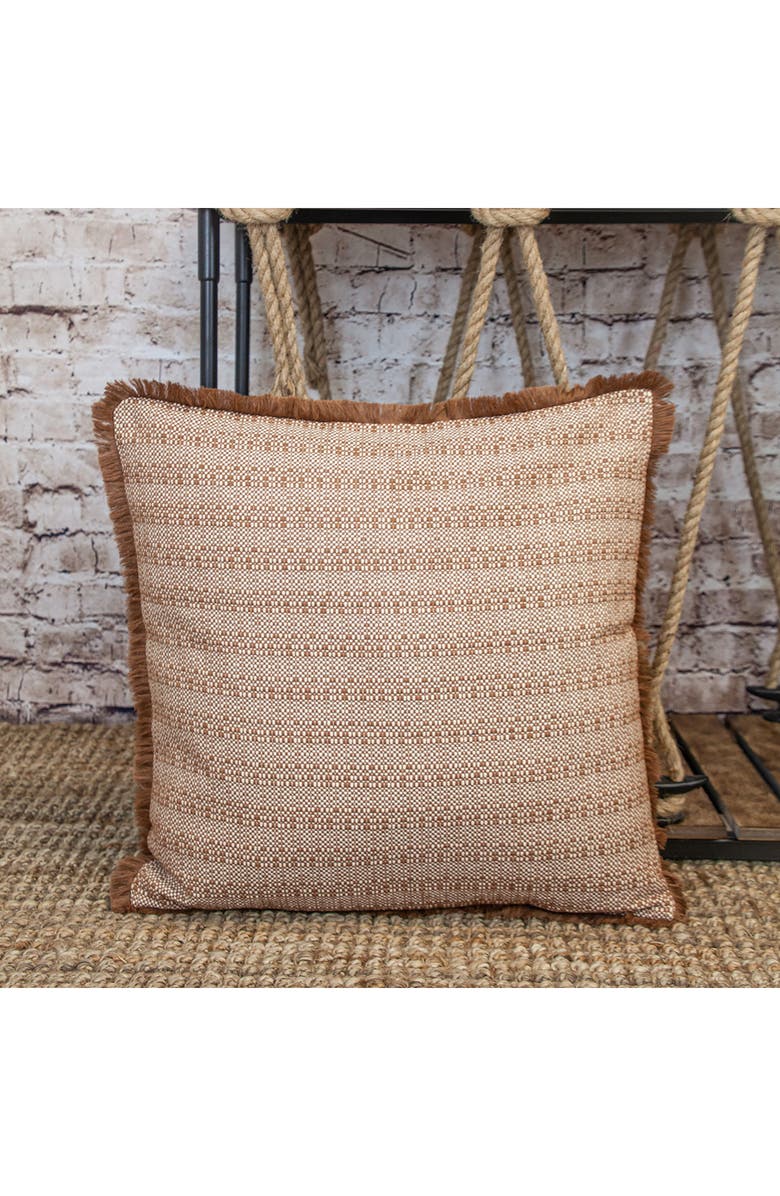 PARKLAND COLLECTION Cross Weave Square Accent Pillow, Alternate, color, 