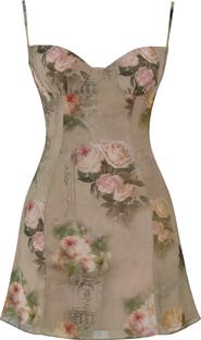 HOUSE OF CB Christiana Floral Minidress
