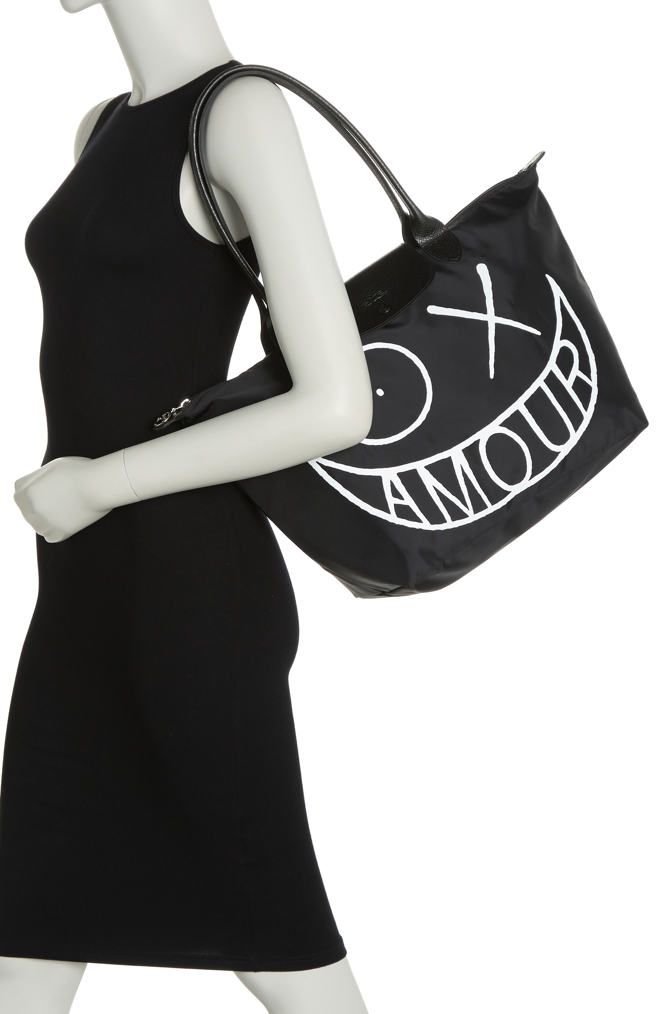 Longchamp Andre Large Shoulder Tote Bag, Alternate, color, 