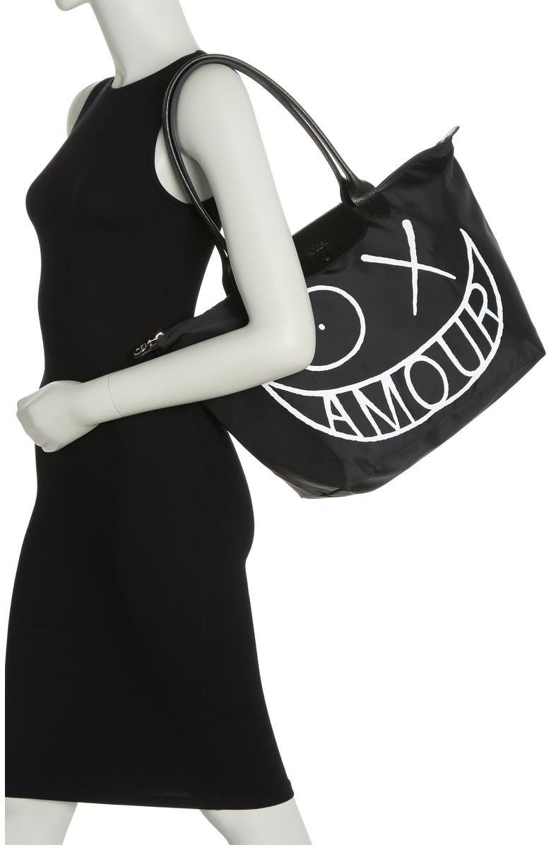 Longchamp Andre Large Shoulder Tote Bag, Alternate, color,