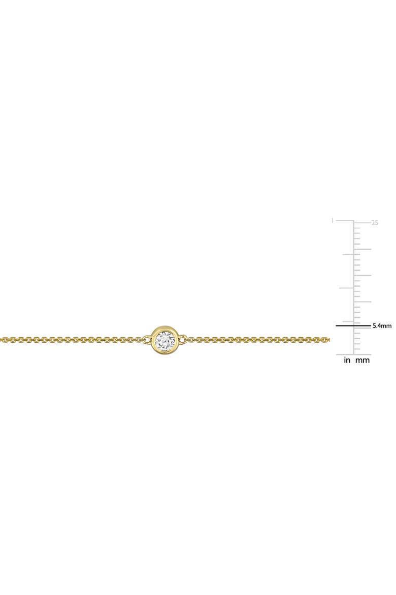 1-3/4 CTW Lab-Grown Diamond Station Necklace 14K, Alternate, color, Yellow Gold