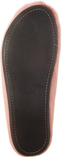Fussbett Sabot Genuine Calf Hair Clog