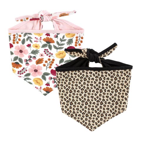 Reversible Pet Dog and Cat Bandana Bibs 2pk