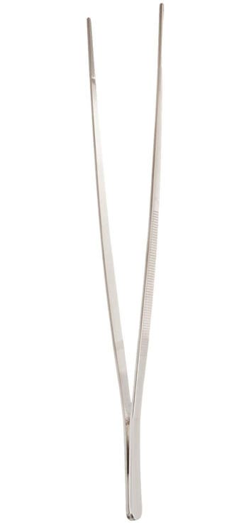 18/10 Stainless Steel Inch Tweezer Tongs, 12-Inch