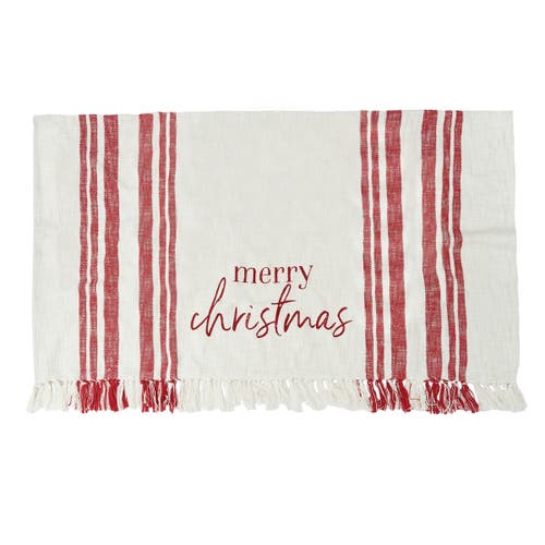 Carol & Frank Morgan Christmas Throw In Multi