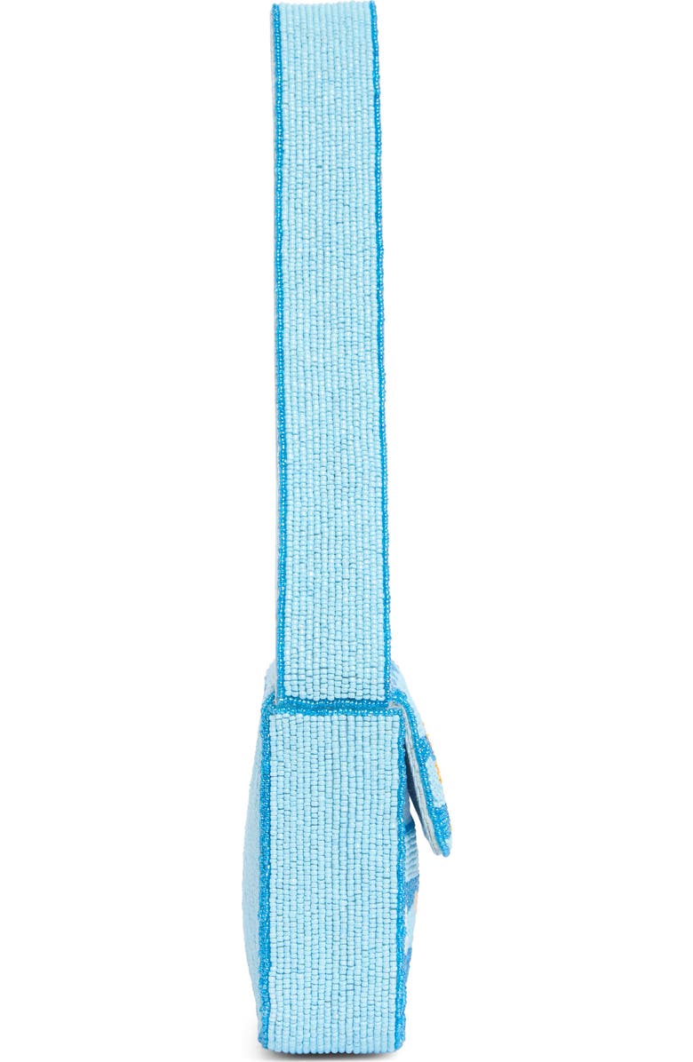 Collection XIIX Beaded Retro Swimmer Baguette Shoulder Bag, Alternate, color, Blue Multi
