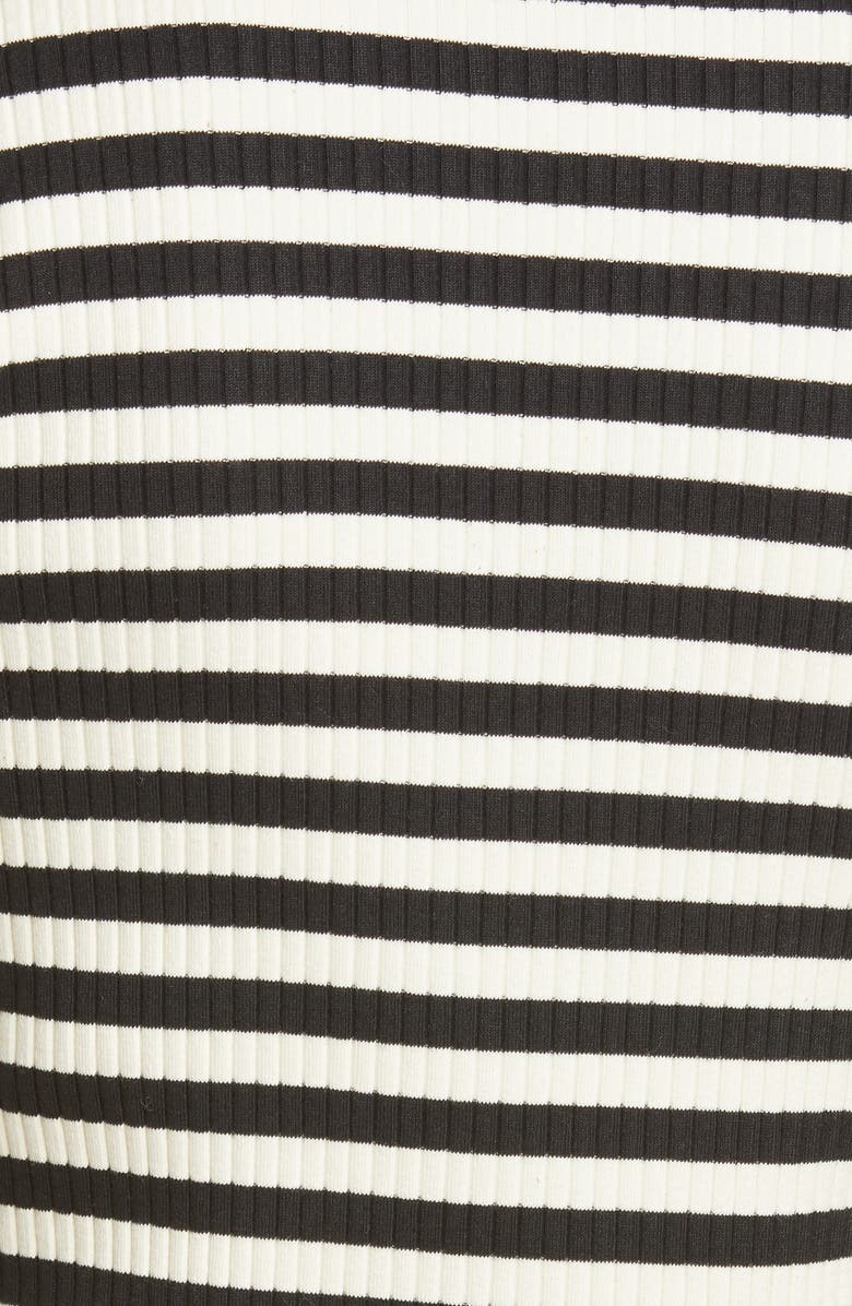 Rosetta Getty Stripe Rib Jersey T-Shirt, Alternate, color,