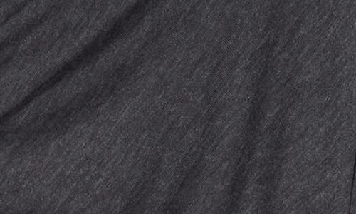 Renee C Mock Neck Ruched Knit Top In Gray