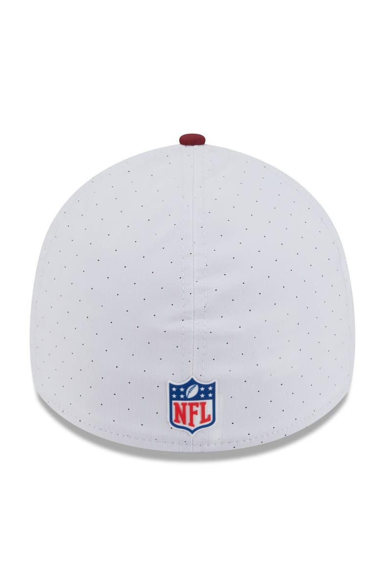New Era Men's New Era  White/Burgundy Washington Commanders 2025 NFL Training Camp 39THIRTY Flex Hat, Alternate, color, White