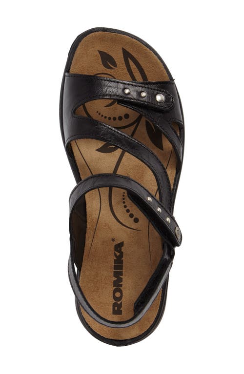 Romika ® Ibiza 70 Sandal In Black Leather