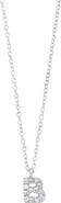 Bony Levy Icon Diamond Initial Pendant Necklace