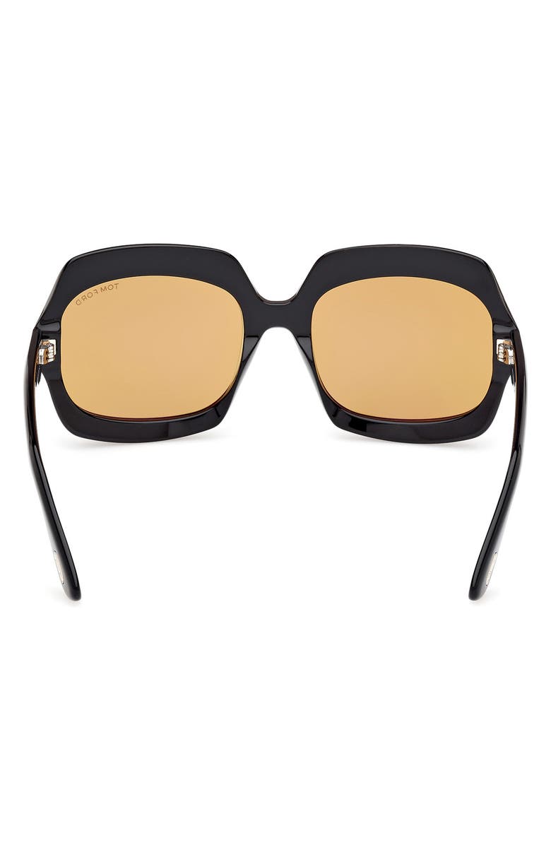 TOM FORD Ren 60mm Geometric Sunglasses, Alternate, color, 