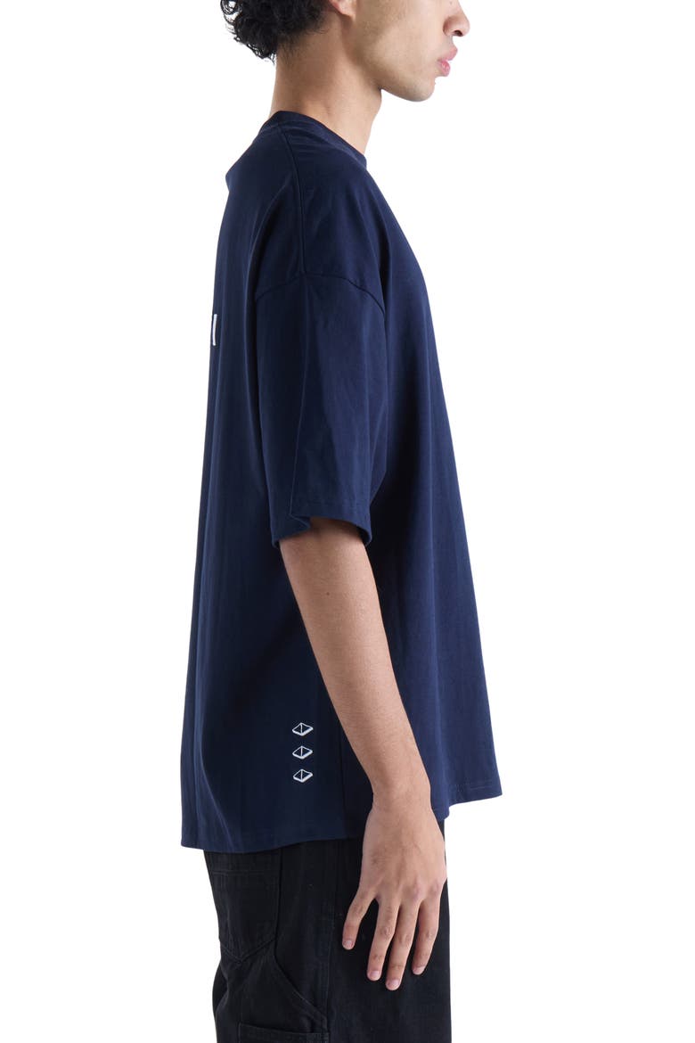 OG Cotton Graphic T-Shirt, Alternate, color, NAVY