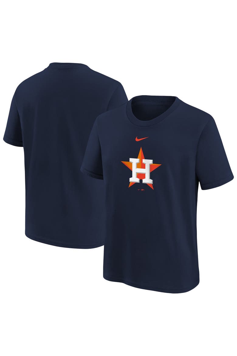 Youth Nike  Navy Houston Astros Large Logo T-Shirt, Main, color, Navy
