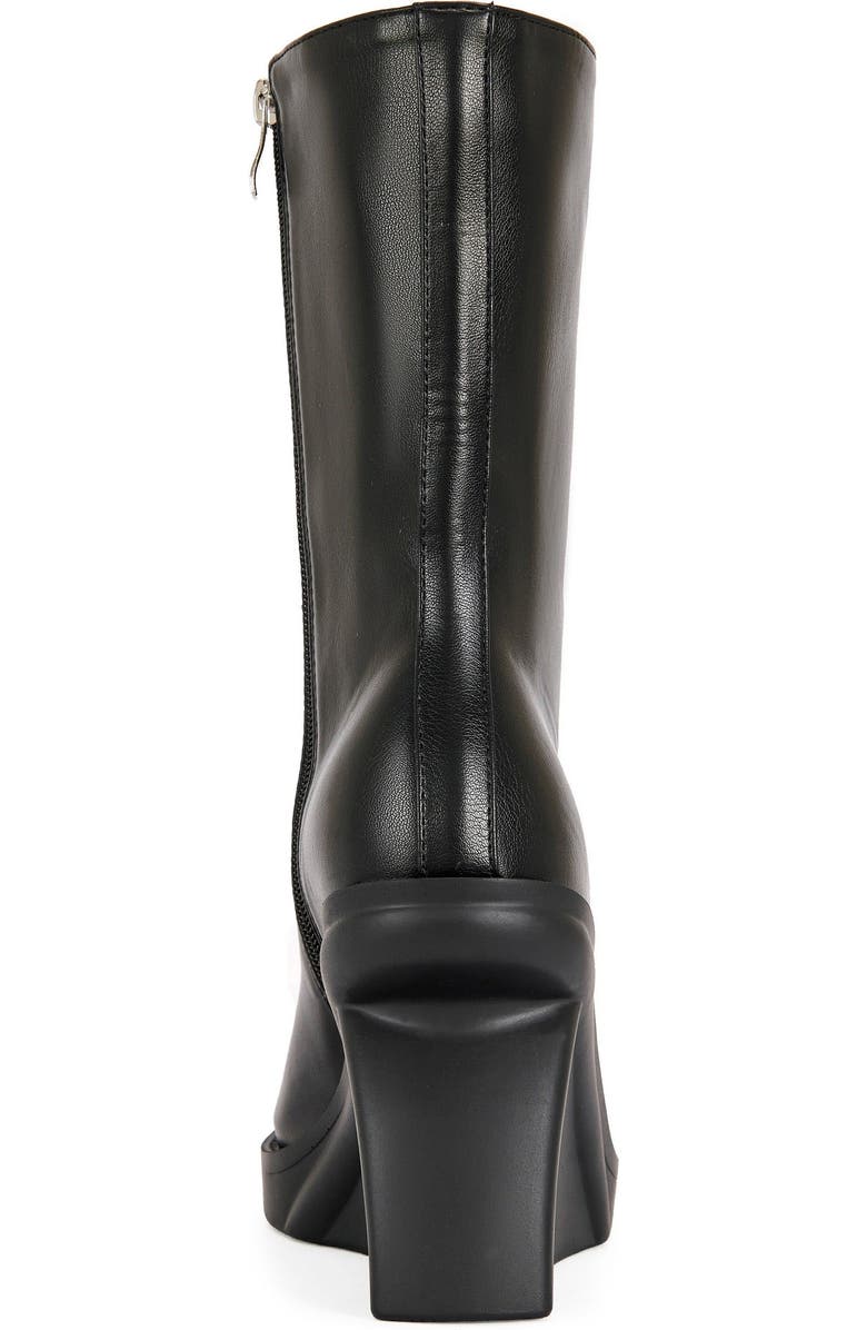 AZALEA WANG Nolia Wedge Bootie, Alternate, color, Black