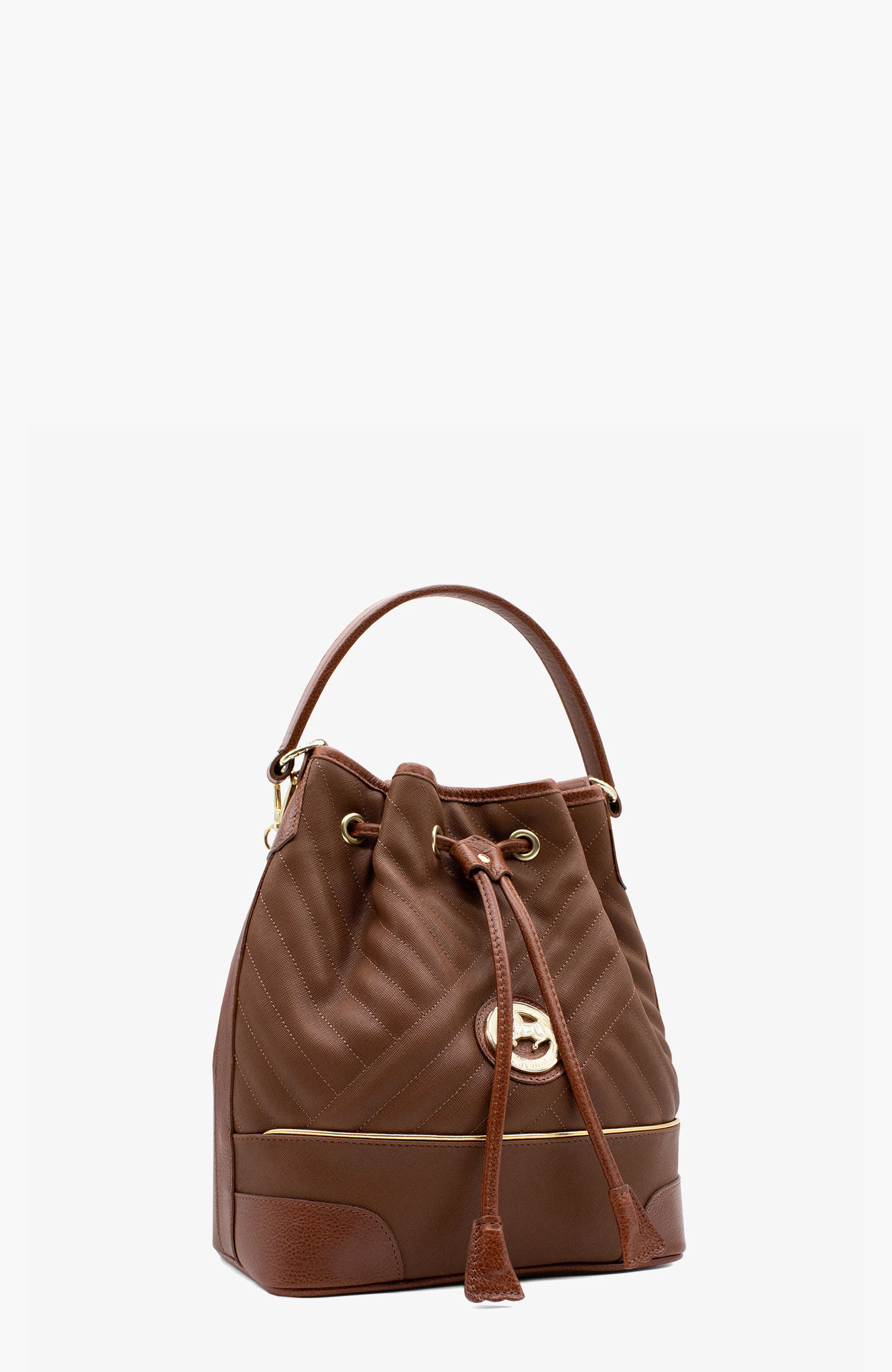 Ciao Bella 281 Bucket Bag, Alternate, color, Camel Brown