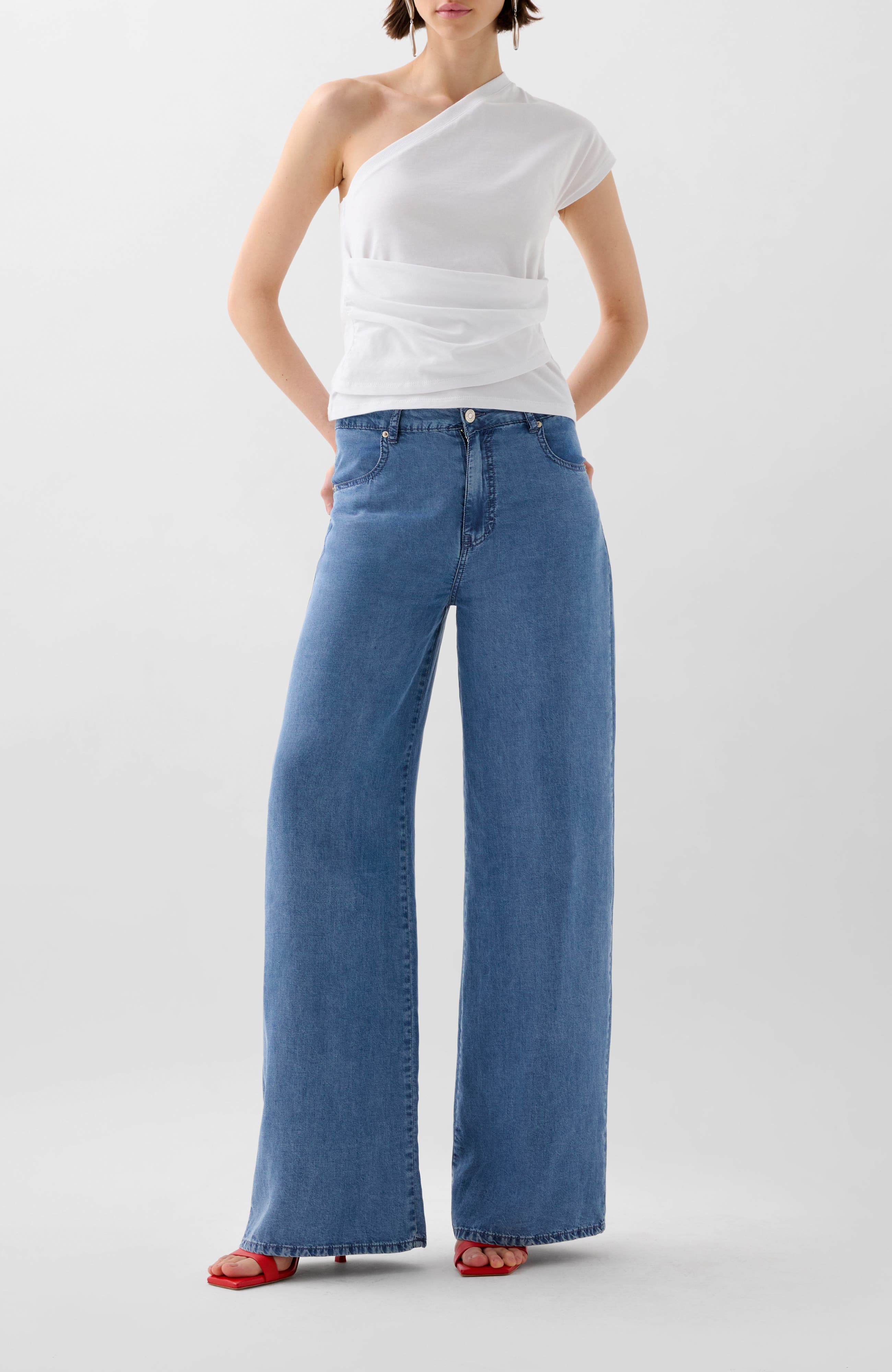 Asy Drapped Tee - image 2