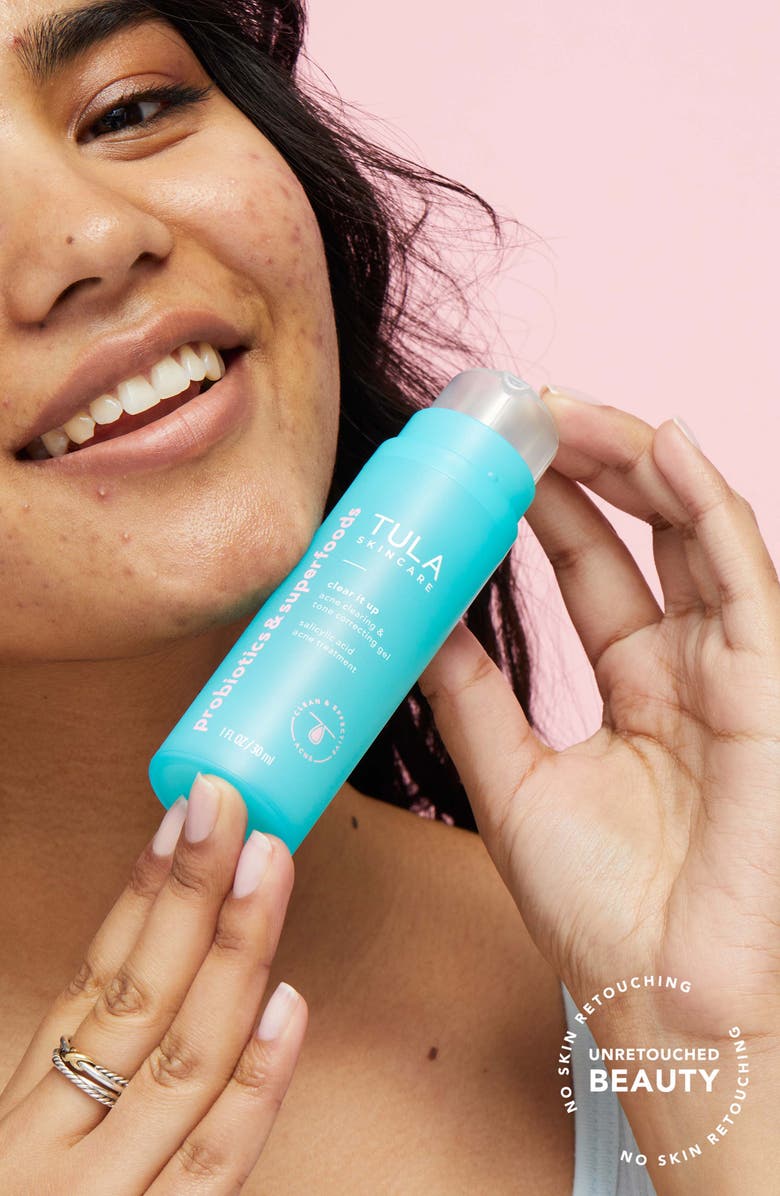 TULA Skincare Acne Clear It Up Acne Clearing + Correcting Gel, Alternate, color,