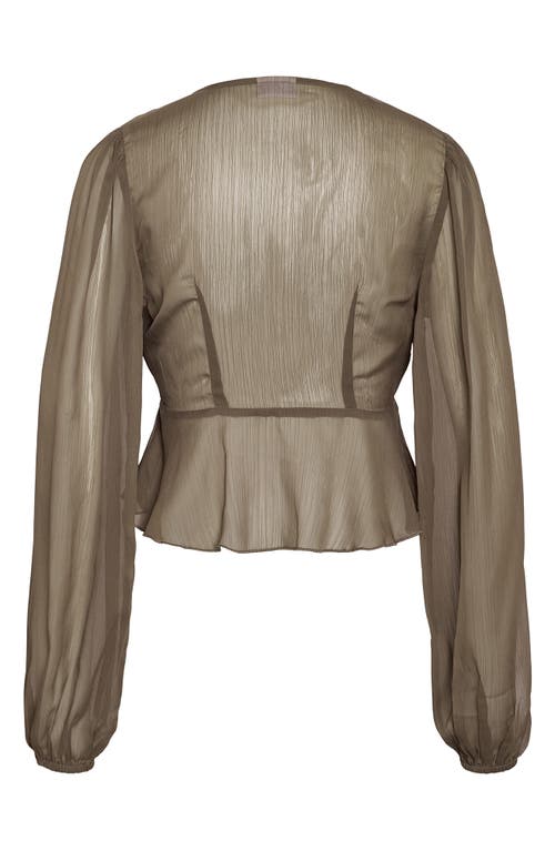 Noisy May Valery Front Tie Crop Top
