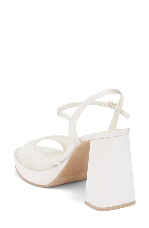 Dolce Vita Preya Platform Sandal In White