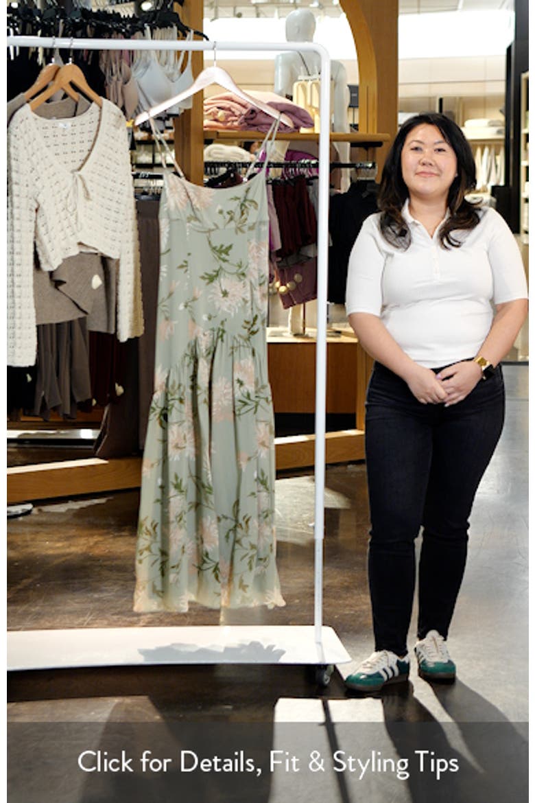 Catana Floral Georgette Maxi Dress video