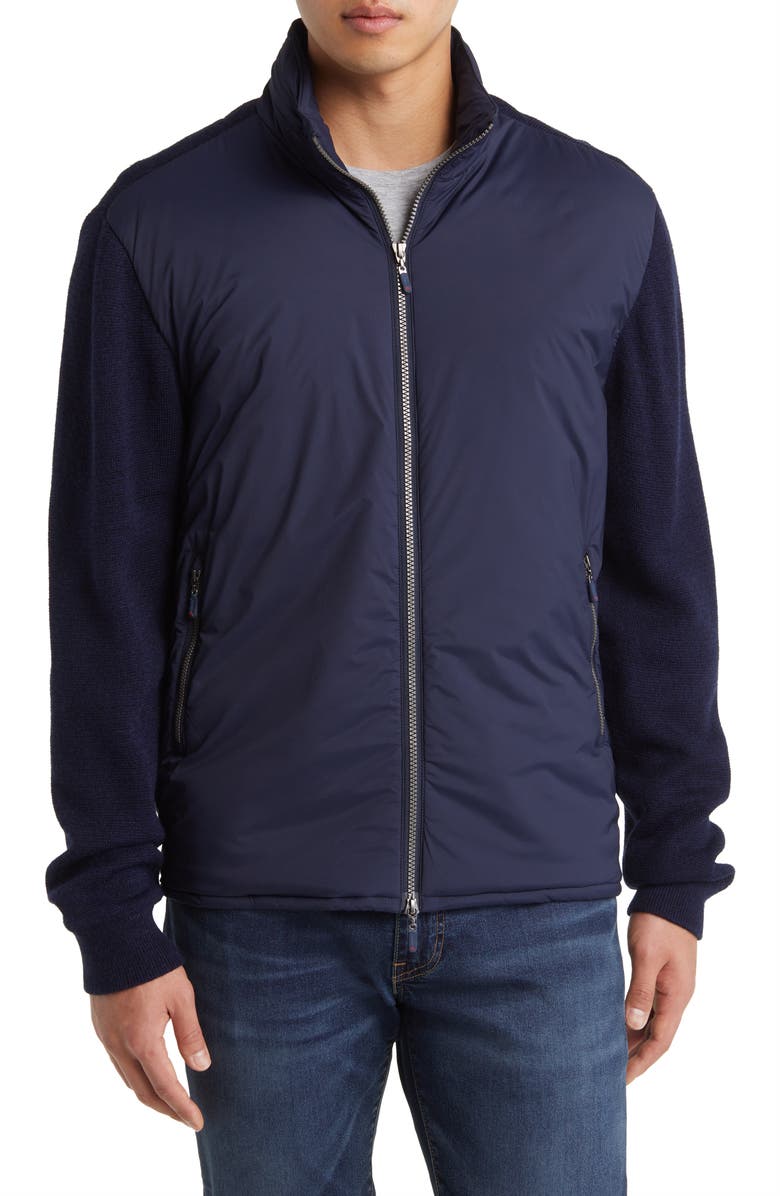 johnnie-O Lanier Mixed Media Jacket, Alternate, color, 