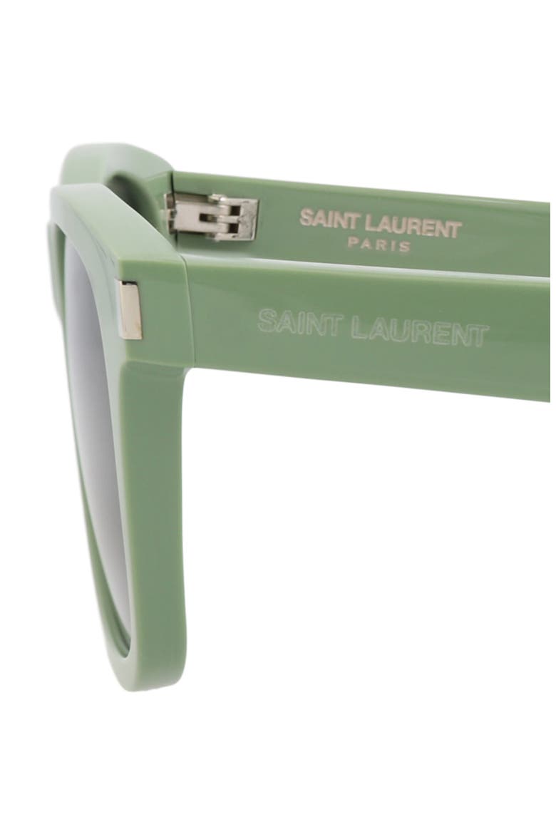 50mm Square Sunglasses, Alternate, color, GREEN GREEN GREY