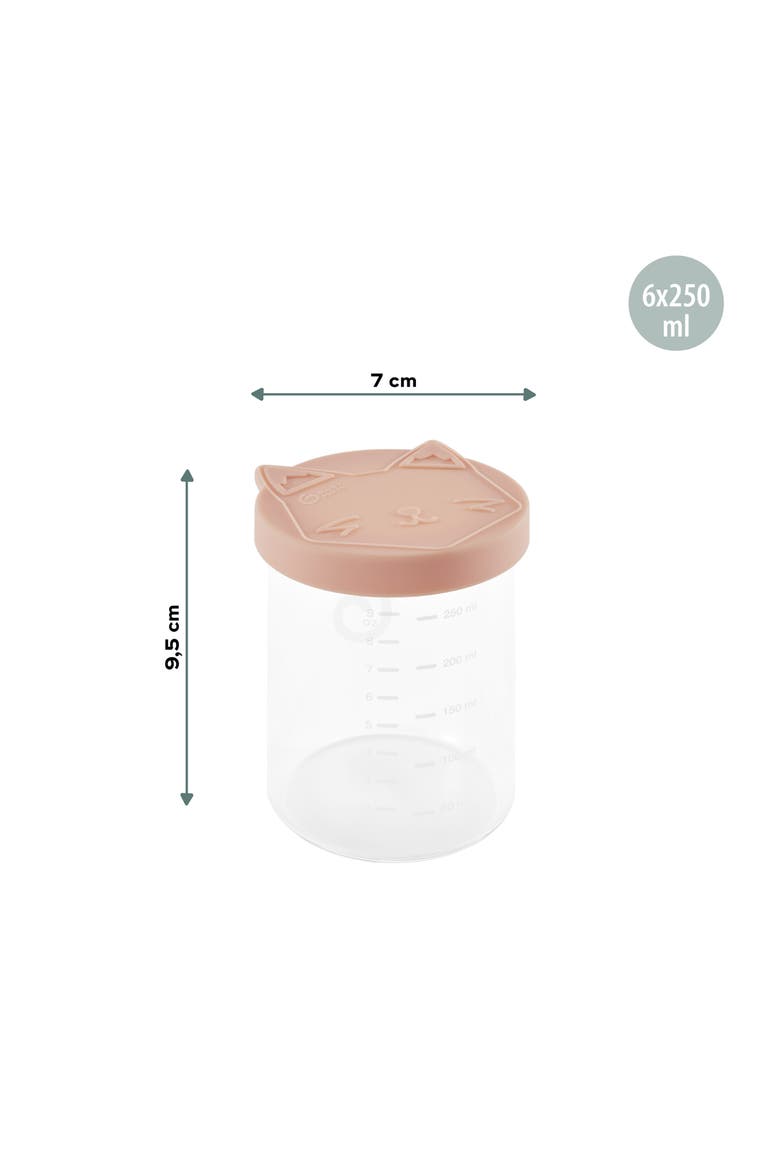 6-Pack Isy Glass Storage Jars, Alternate, color, ASSORTED