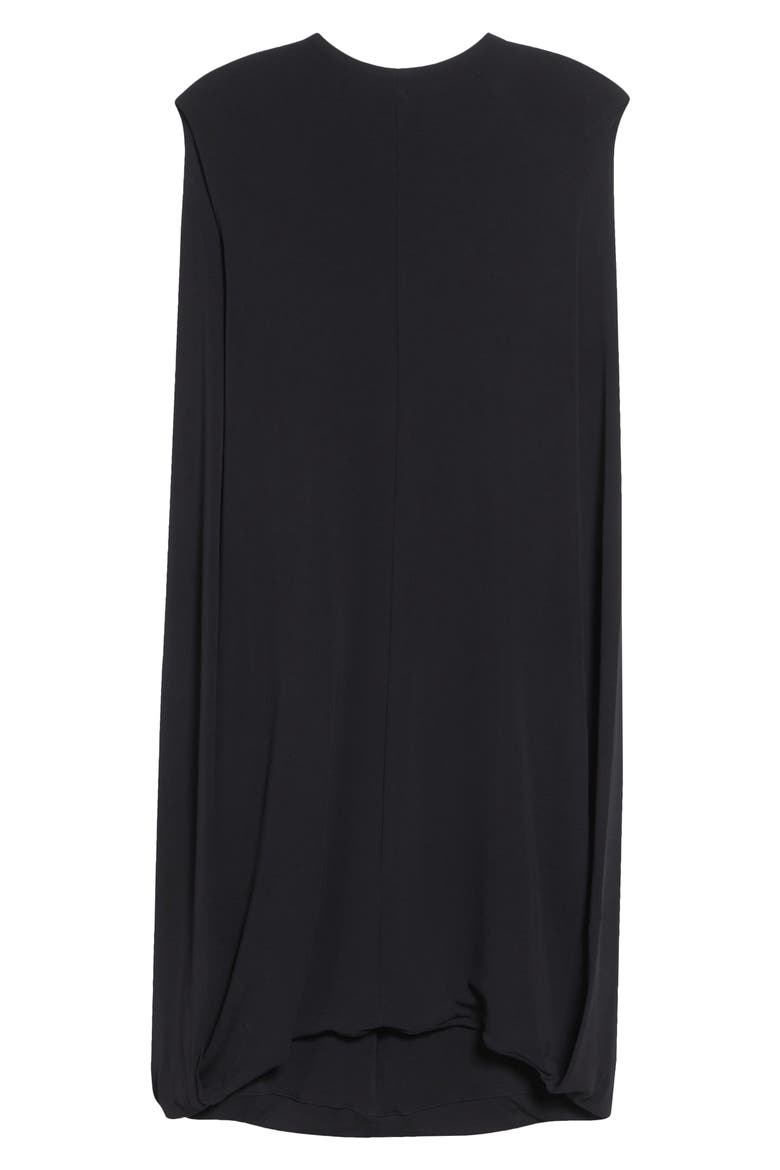 Drape Back Minidress, Alternate, color, BLACK