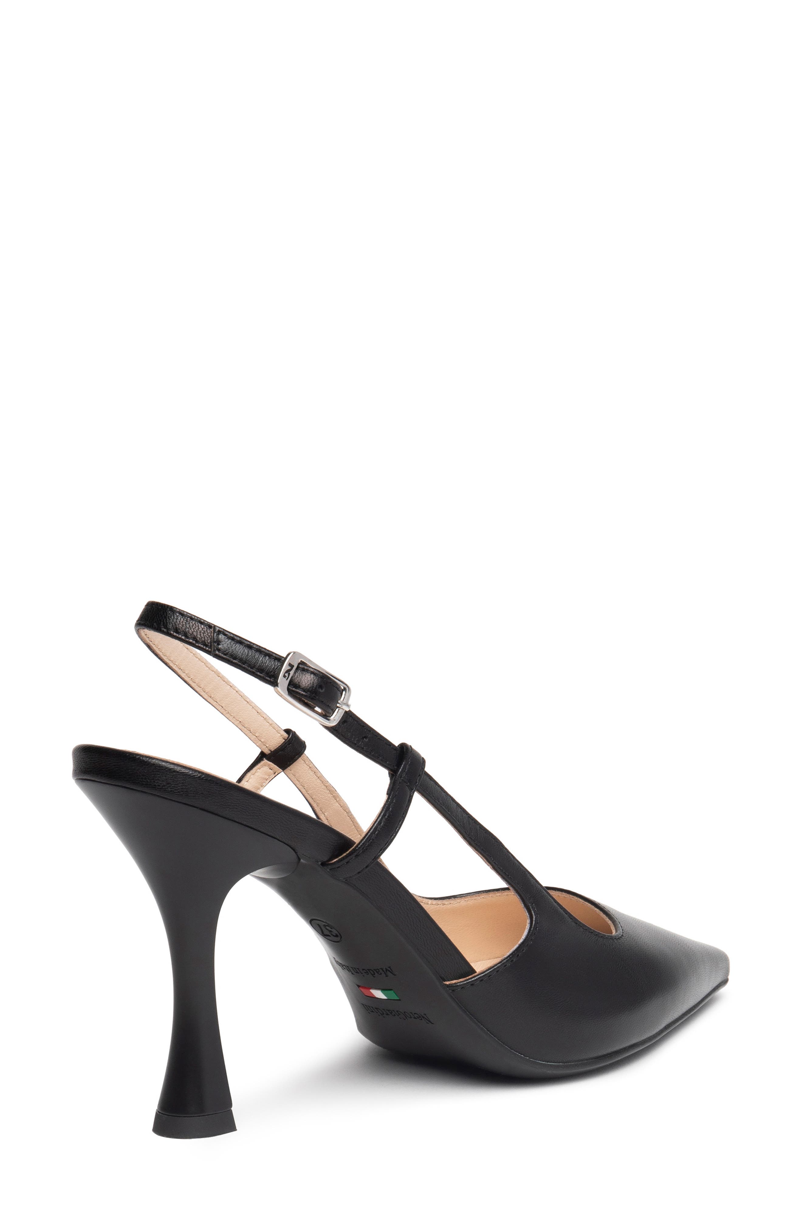 NeroGiardini Pointed Toe Slingback Pump, Alternate, color, Black