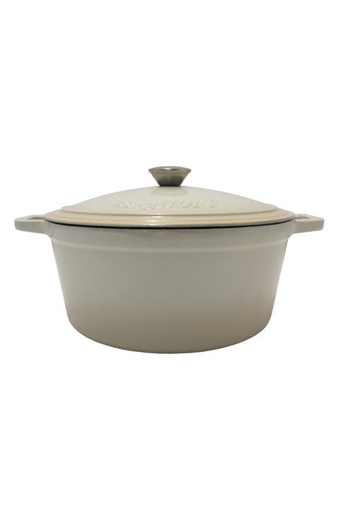 International Neo 7-Quart Cast Iron Round Covered Dutch Oven