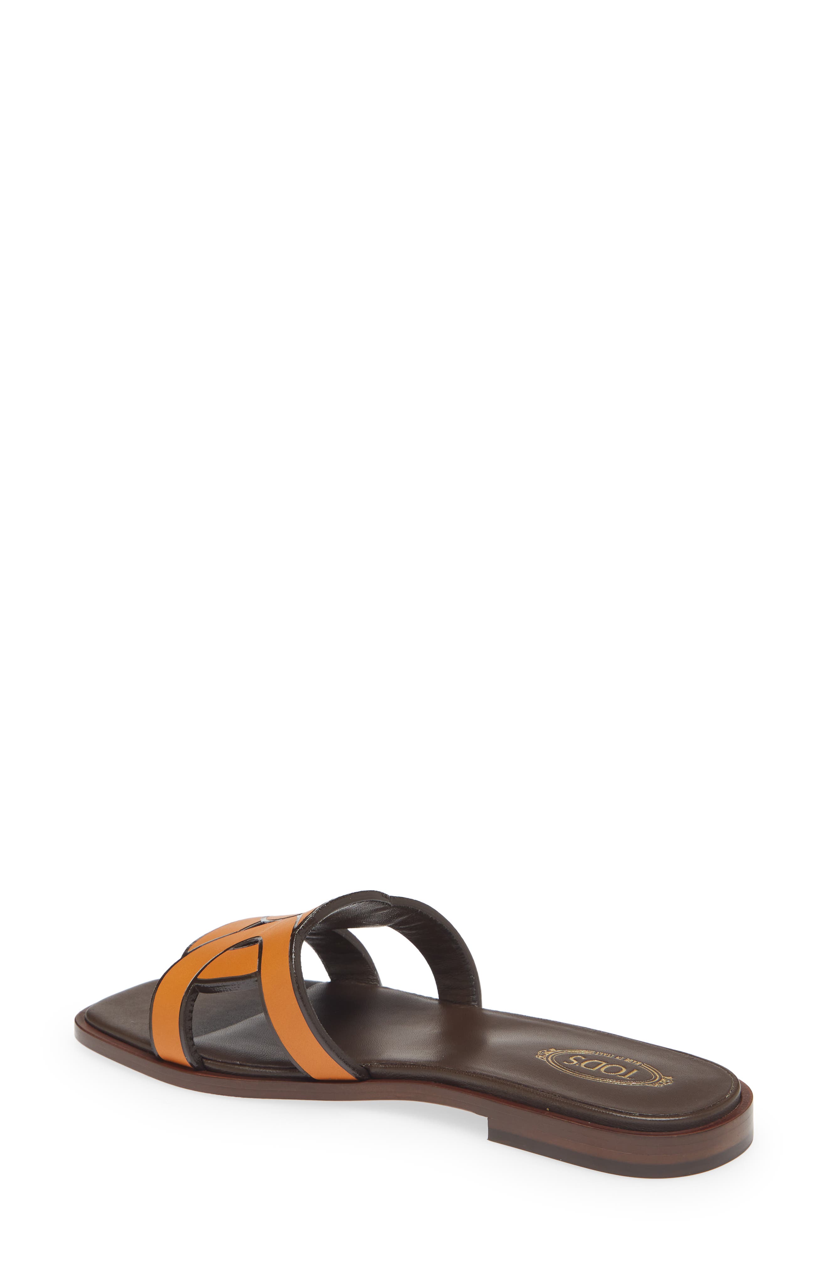 Tod's Kate Chain Detail Slide Sandal, Alternate, color, 