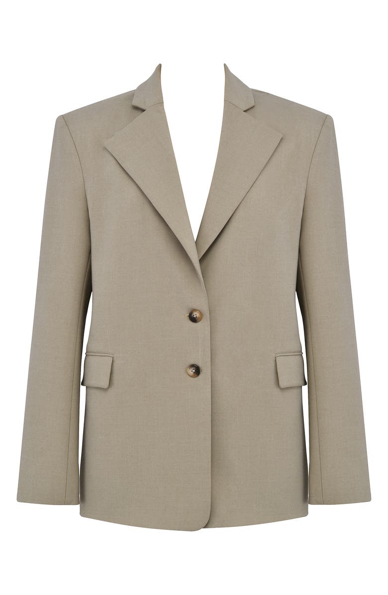 HOUSE OF CB Aline Shaped Blazer, Alternate, color, Musk