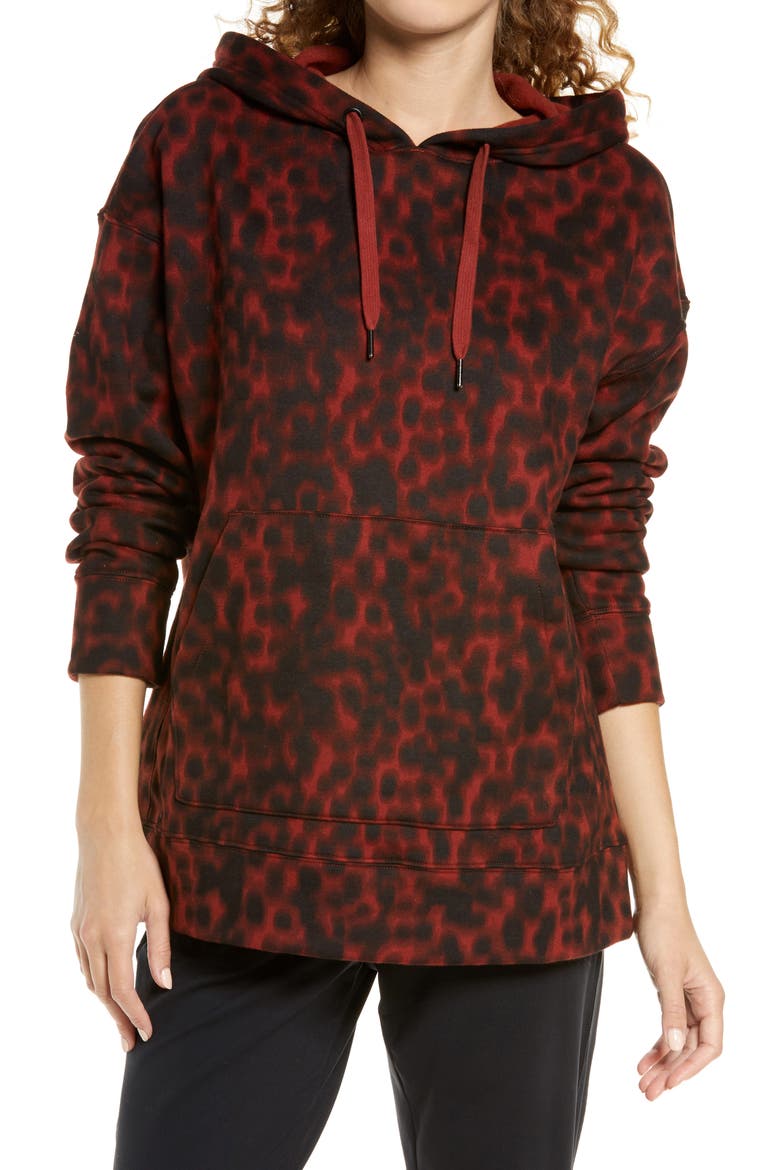 Cara Hoodie, Main, color, RUST MADDER TORTOISE PRINT