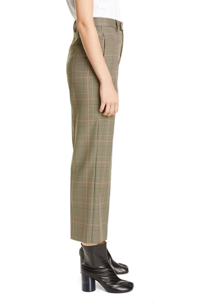 Maison Margiela Galles Plaid Crop Pants, Alternate, color, 