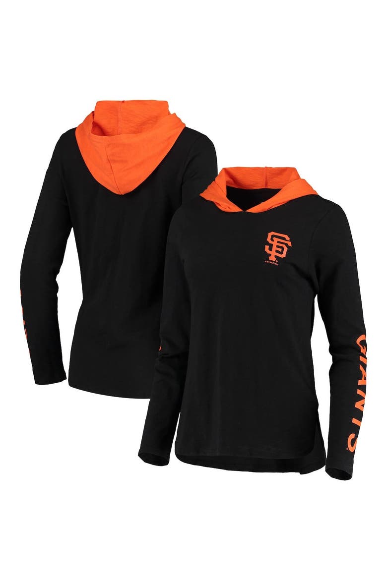 Women's G-III 4Her by Carl Banks Black San Francisco Giants Crossbar Pullover Hoodie, Main, color, Black