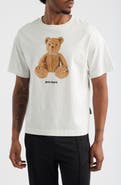 Palm Angels Bear Regular Fit Cotton Graphic T-Shirt