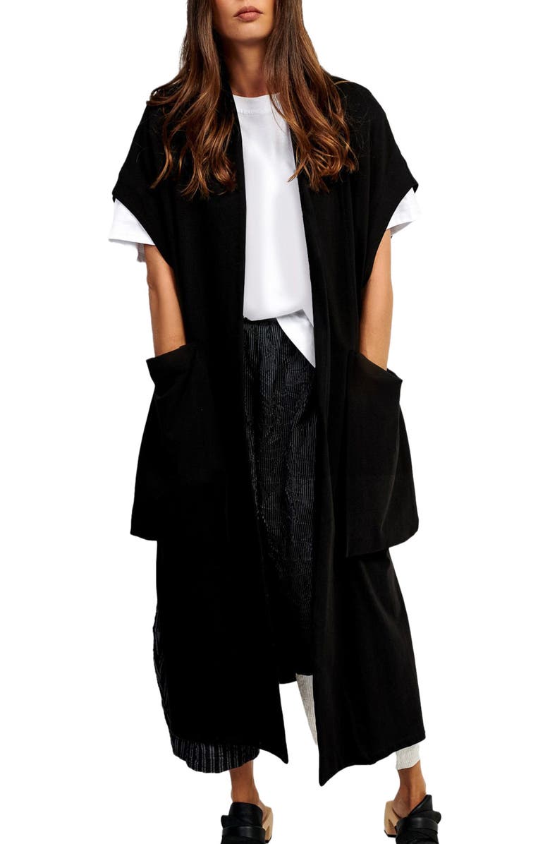 Alembika Cap sleeve jersey vest, Main, color,