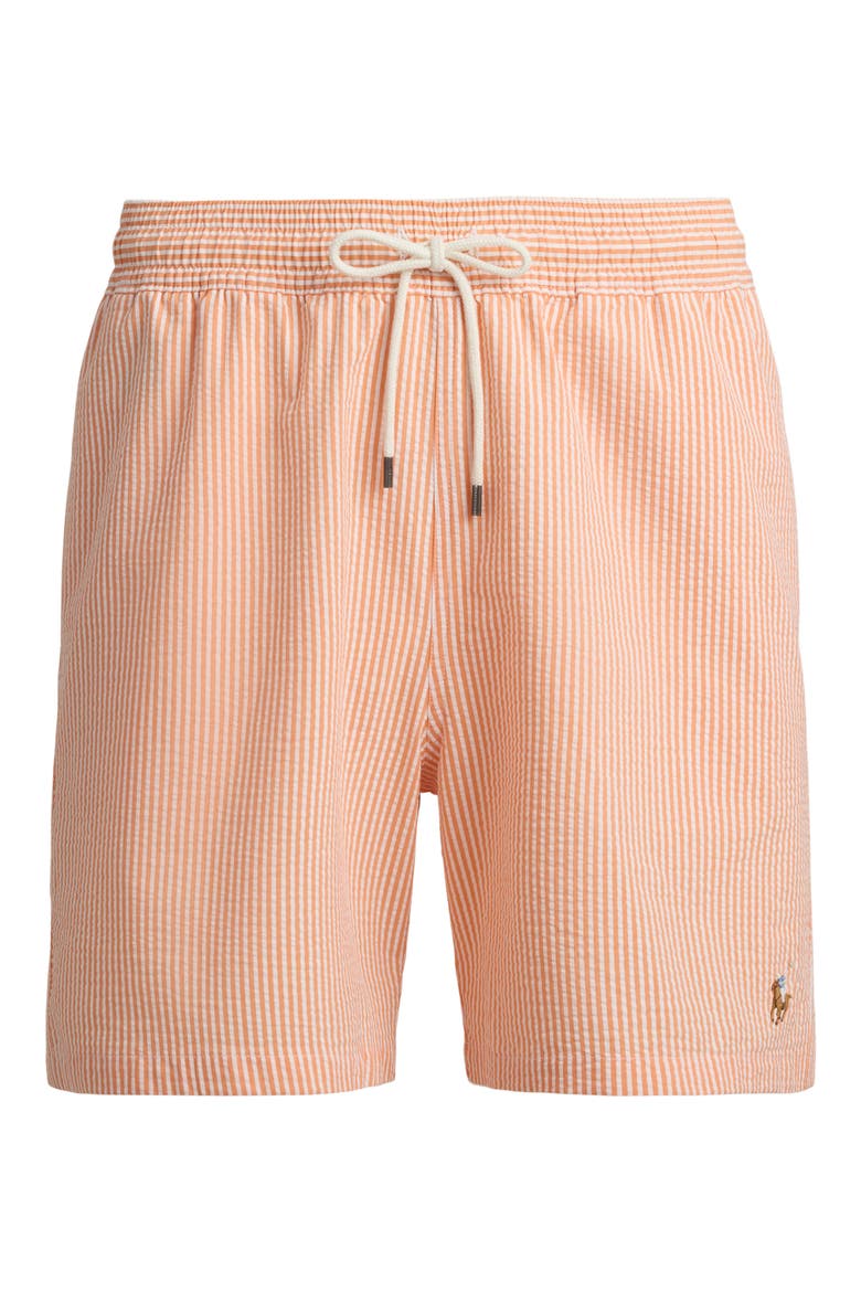 Traveler Classic Swim Trunks, Alternate, color, CLASSIC PEACH STRIPE