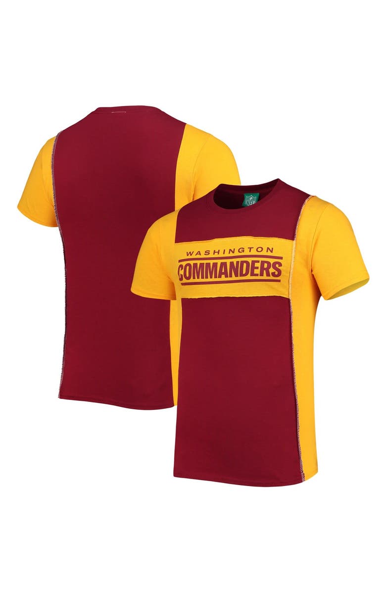 REFRIED APPAREL Men's Refried Apparel Burgundy Washington Commanders Split Side T-Shirt, Main, color, Burgundy